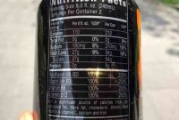 Monster energy nutrition facts