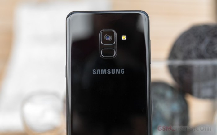 Samsung galaxy a8 plus camera specification