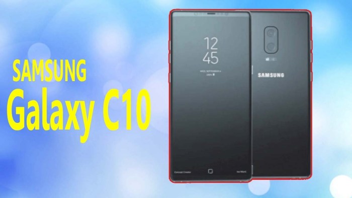 Samsung galaxy c10 specification